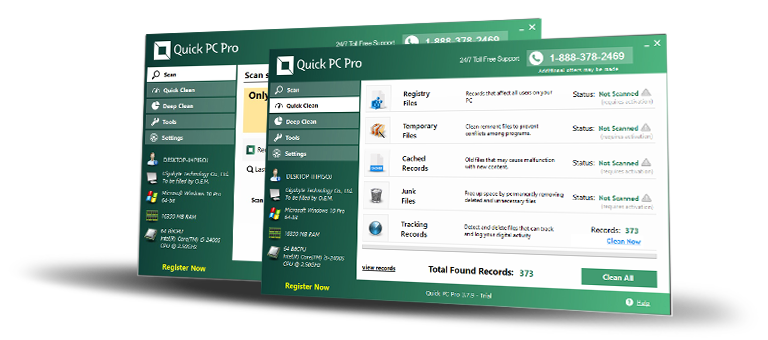Quick PC Pro Software - Quick PC Pro - PC Cleaning Tool  No more 
